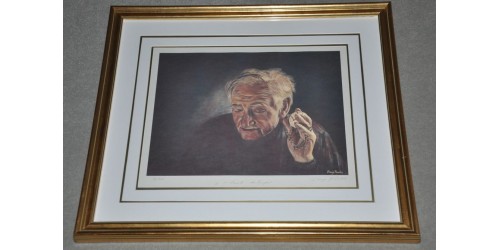 Framed Limited Edition Print 93/250  of an Old Watchmaker 